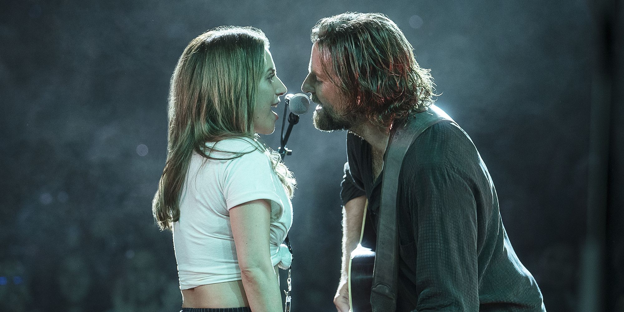 Lady Gaga and Bradley Cooper in A Star Is Born (2018)