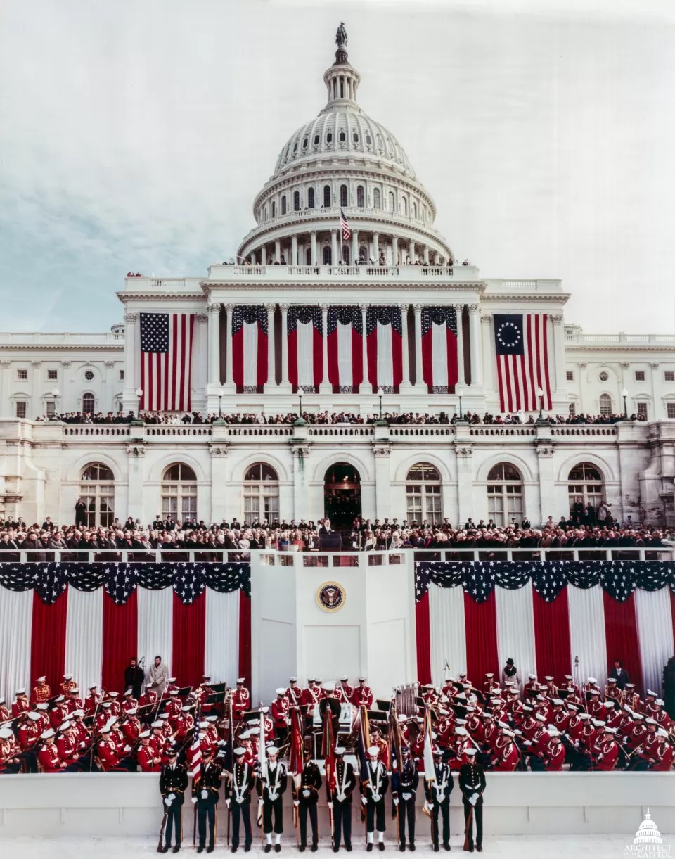 President Ronald Reagan inauguration at the U.S. Capitol 1981
