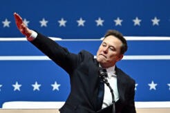 Elon Musk Nazi Salute Comparison