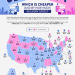 Is Uber or Lyft cheaper U.S. State Map