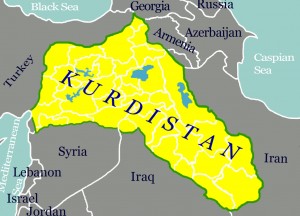 Map of Kurdistan
