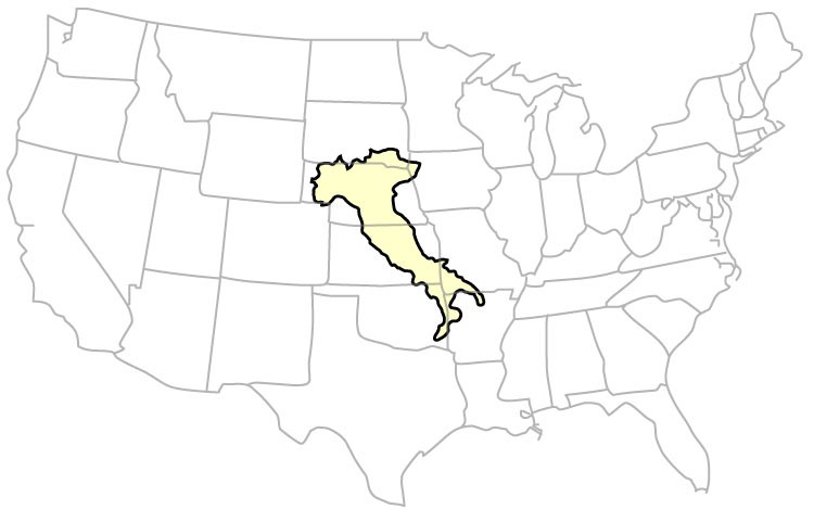 Italy Compared To The Continental United States In Size