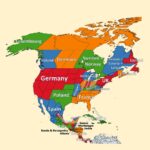 Comparison of North America and Europe Size