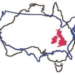 Size of Australia Compared to Ireland