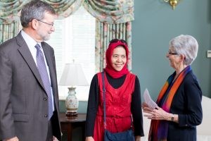 Dr. Syafaatun Almirzanah engaged in interfaith dialogue, fostering mutual respect and understanding between different religious traditions