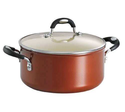 Tramontina 80110/050DS Style Ceramica 01 Covered Dutch Oven, 5-Quart, Metallic Copper