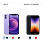 iPhone SE vs iPhone 12