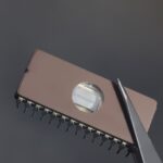 Human hair compared to a transistor