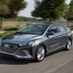 Hyundai Ioniq Hybrid dashboard and infotainment system