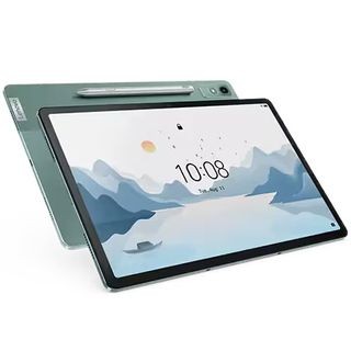 Lenovo Tab P12 with Matte Display, shown in a minimalist setup ideal for creative work and study.