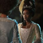 Arsema Thomas as Lady Danbury in Queen Charlotte