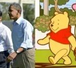 Winnie the Pooh compared to Xi Jinping and Barack Obama
