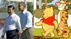 Winnie the Pooh compared to Xi Jinping and Barack Obama