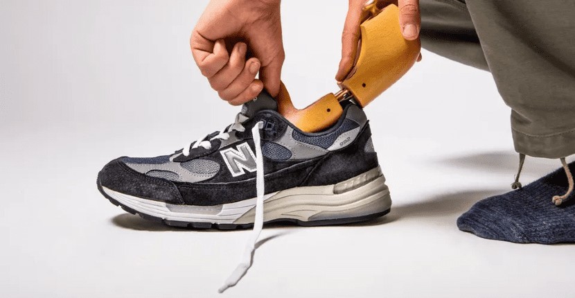 New Balance shoe showcasing its fit