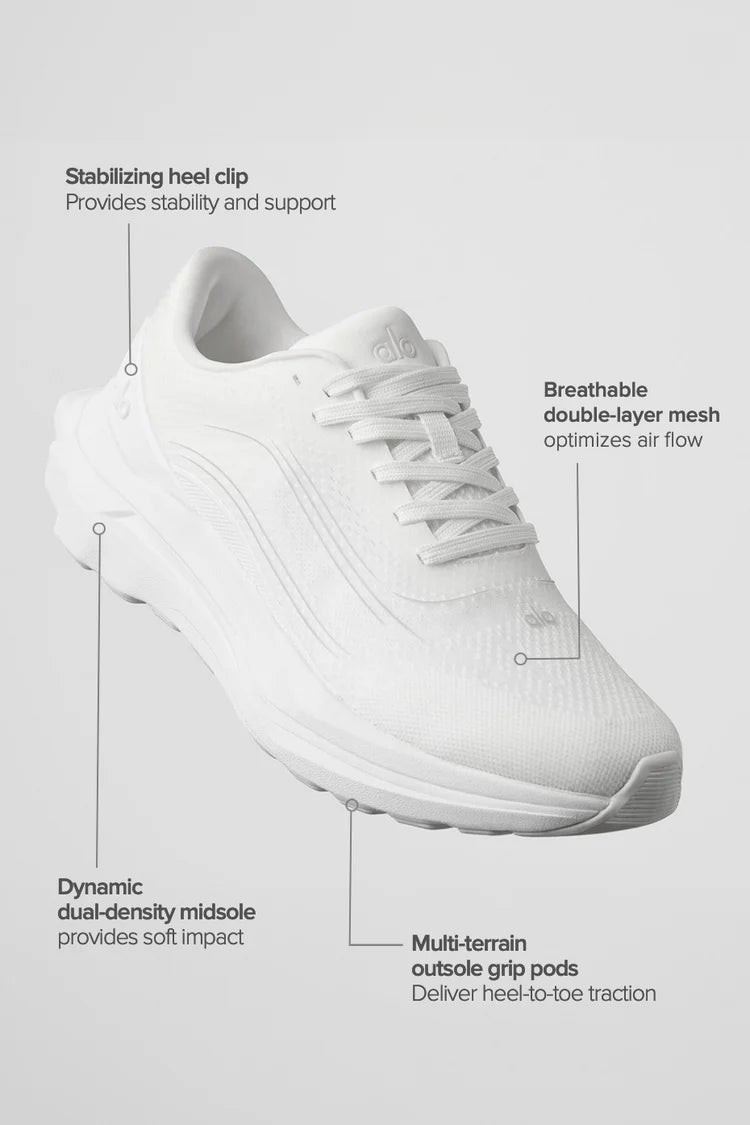Unisex Alo Runner sneaker providing comfort and style