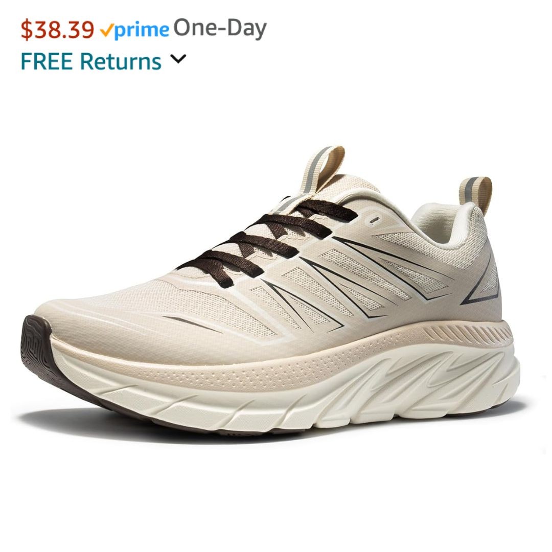 Affordable Amazon Hoka dupes with style and cushioning