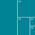 Diagram illustrating different A-series paper sizes, showing how A0 is the largest and each subsequent size is half of the previous one