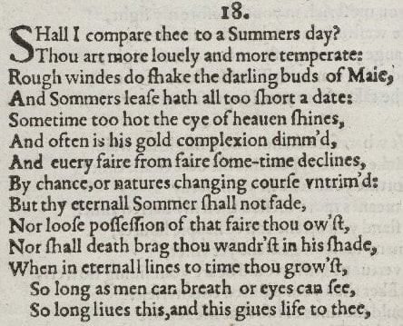 Body Sonnet 18