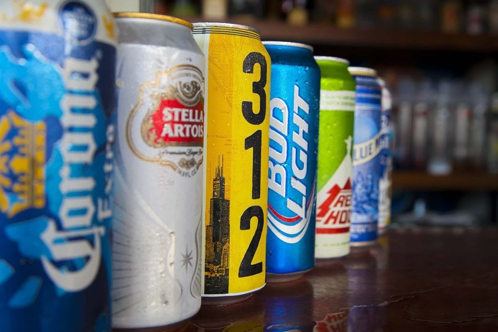 Visual comparison of beer and bread