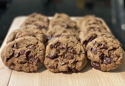 Spent Grain Chocolate Chip Cookies