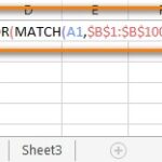 Excel formula to compare data between 2 columns and find duplicate and unique entries