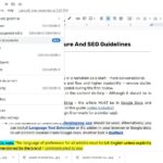 Google Docs Comparison Feature