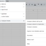 Comparing data across multiple Google Sheets