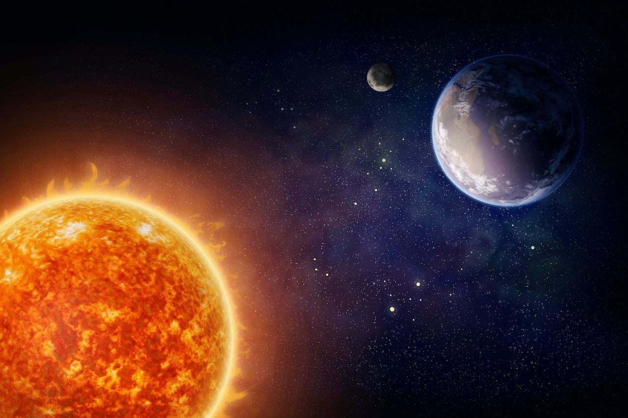Sun and Earth Comparison