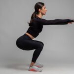 Squat being demonstrated