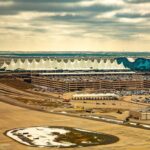 Denver International Airport aerial view