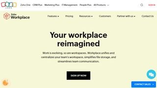 Zoho Workplace Interface