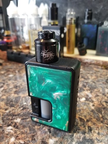 RDA build deck featuring custom coil construction