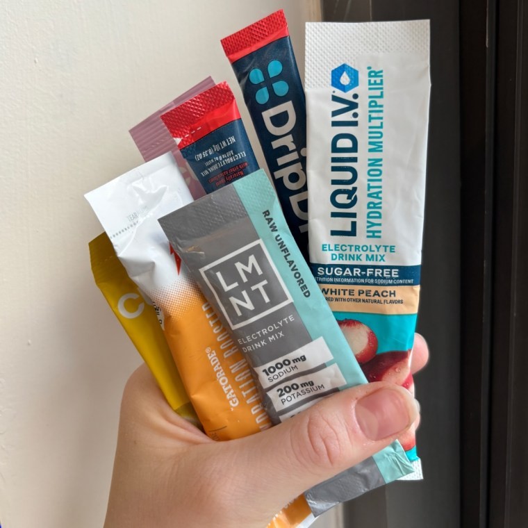 Various electrolyte powder options available on the market.