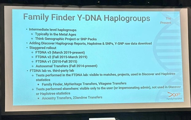 Y-DNA and Family Finder testing benefits and features, including haplogroups, ethnicity estimates, and chromosome browsers