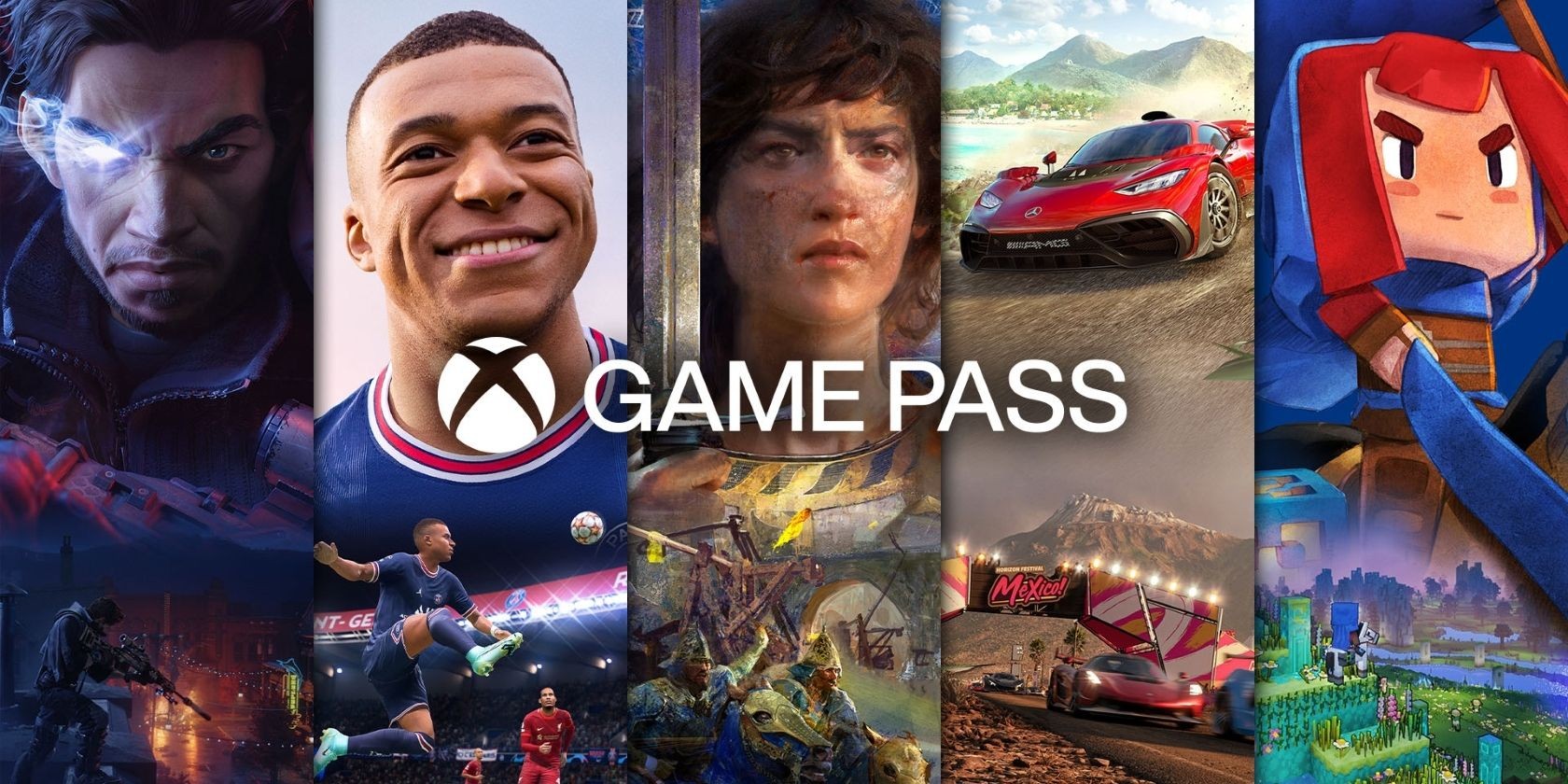 A promotional image featuring the Xbox Game Pass logo