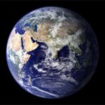 Photograph of the planet earth taken from space