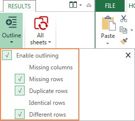 Highlight only the relevant differences.