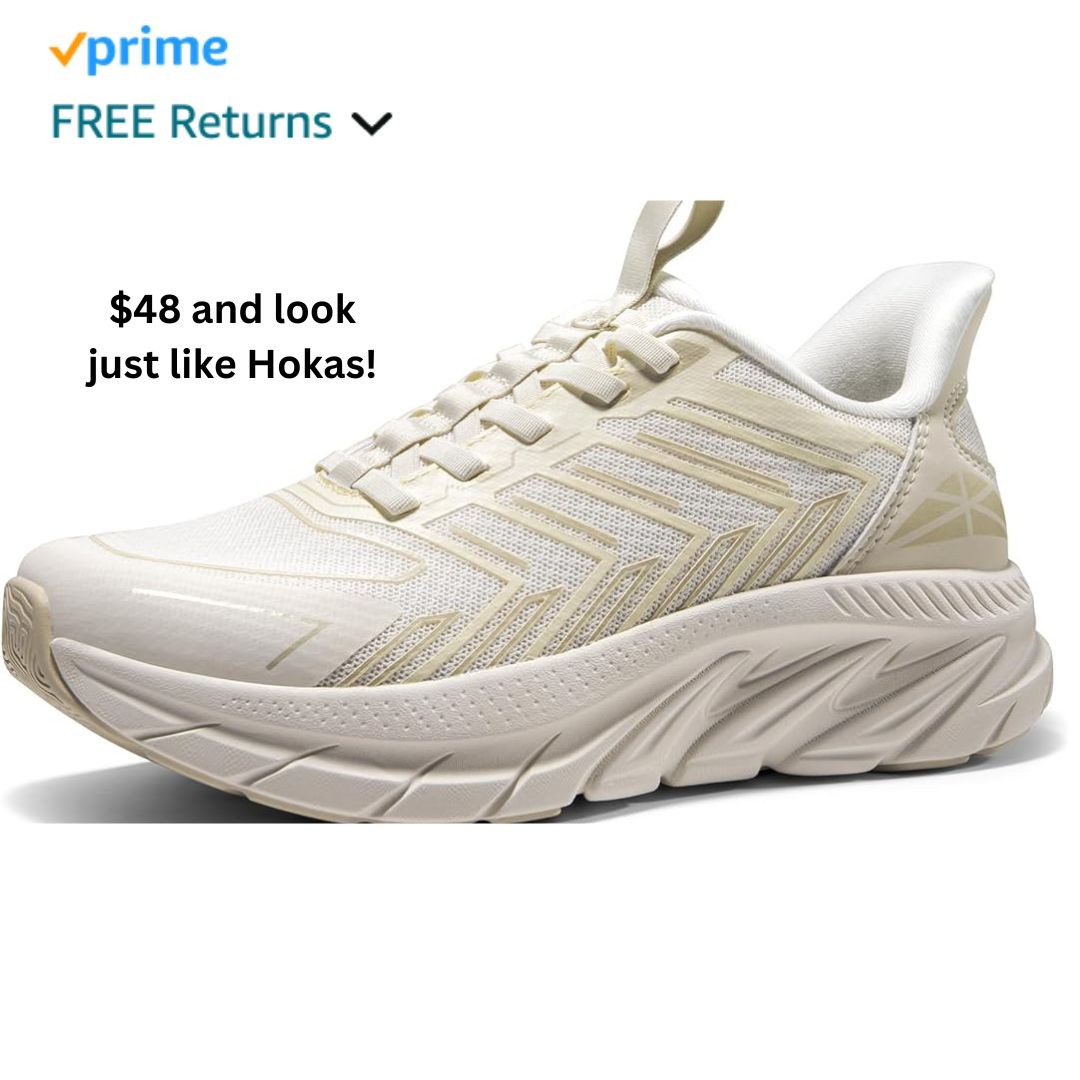 Affordable slip-on walking shoes from Amazon, a budget-friendly Hoka alternative