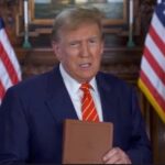 Donald Trump comparing himself to Jesus Christ