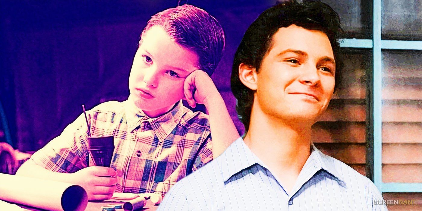 Iain Armitage as Sheldon and Montana Jordan as Georgie
