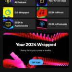 Spotify Wrapped 2024 homepage