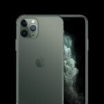 Side view of iPhone 11 in comparison to iPhone XR, showcasing button placements and overall design.