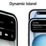 iPhone 15 Dynamic Island replacing the notch, providing interactive alerts and notifications