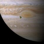 North America on Jupiter showing scale of planets