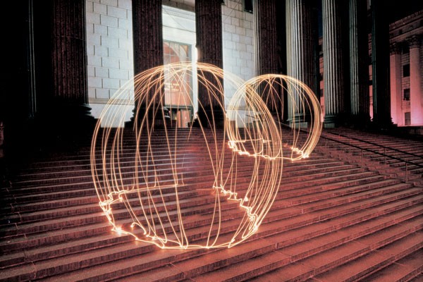 Light Painting by Eric Staller Domes