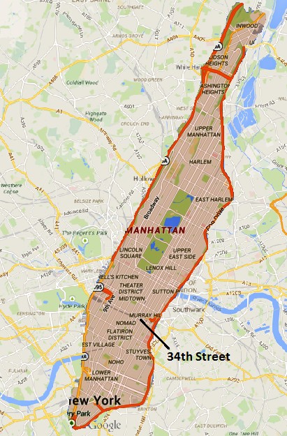 Alt text: Aerial view comparison of London and Manhattan, New York, showcasing the density and layout differences between the two cities.