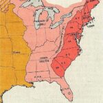 A 1775 map of the 13 British colonies that expanded westward to form the USA. Source: Wikimedia/Public Domain