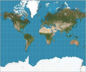 Mercator Projection Distorting Greenland's Size