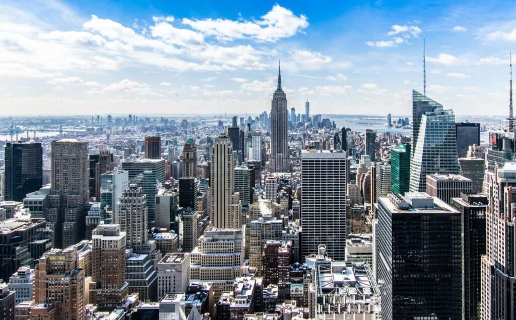 Aerial view of Tokyo showing its vast urban landscape