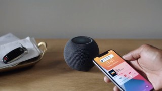 Apple Music vs. Amazon Music: Apple Music on HomePod mini